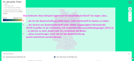 Anwendungsbeispiel: Erläuterung einer Abbildung, zweite bis vierte  Frage