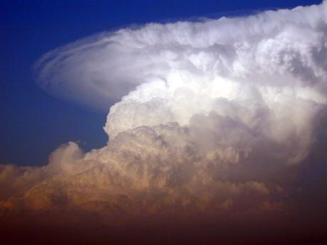 Ansicht einer Gewitterwolke